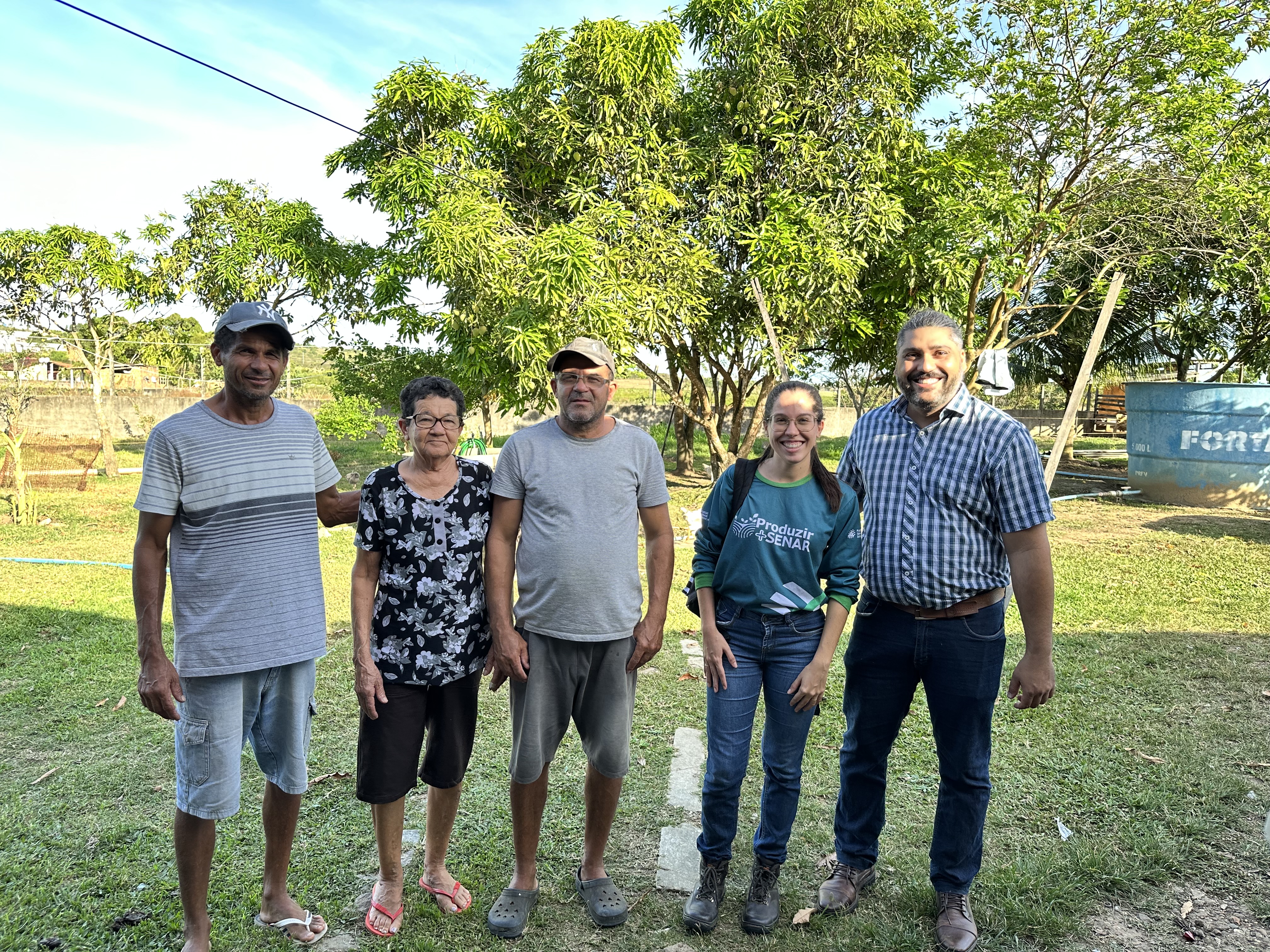 Visita técnica a propriedade rural no Semiárido